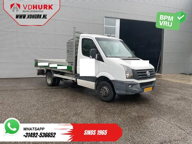 Volkswagen Crafter 35 2.0 TDI Open laadbak/ Kipper/ Tacho/ Dubbel lucht/ 3.5t Trekverm./ Gev.stoel/...