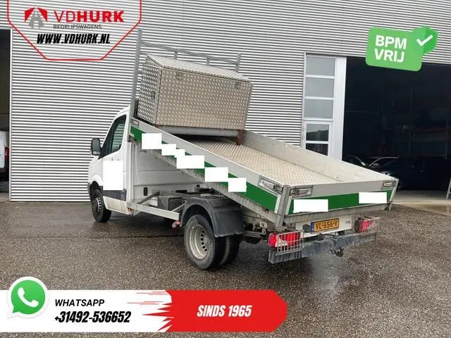 Volkswagen Crafter 35 2.0 TDI Open laadbak/ Kipper/ Tacho/ Dubbel lucht/ 3.5t Trekverm./ Gev.stoel/...