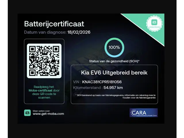 Kia EV6 Plus Advanced AWD 77.4 kWh Trekhaak / Panoramadak / SOH 100 % / Stoelkoeling