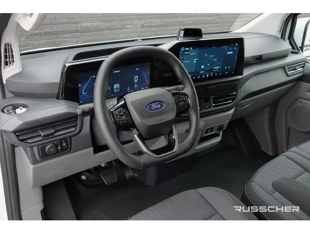 Ford E-Transit Custom L2H1 218Pk Aut. | Elektrisch | Limited 340 | 2xSchuifdeur | 360° Camera | 17''...