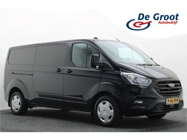 Ford Transit Custom 320 2.0 TDCI L2H1 Limited Leer, 3-Zits, Camera, Cruise, Apple Carplay, Verwarmde...