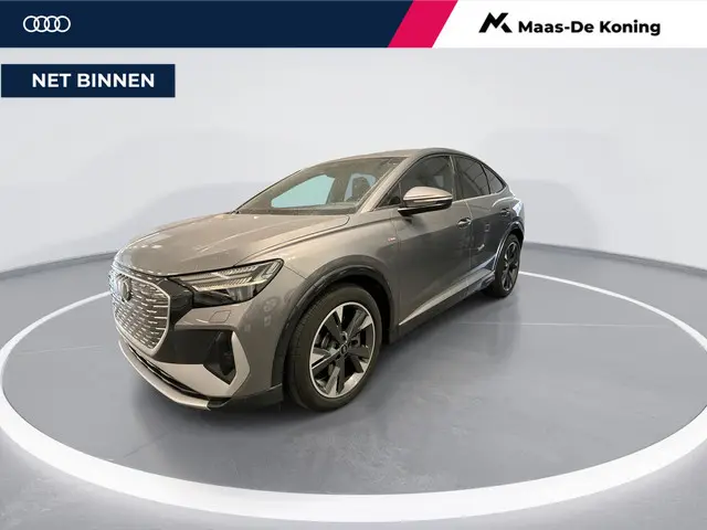 Audi Q4 Sportback e-tron 45 quattro S Edition 77 kWh 265pk · SOH 94,5% · Camera · Matrix LED · Warmt...