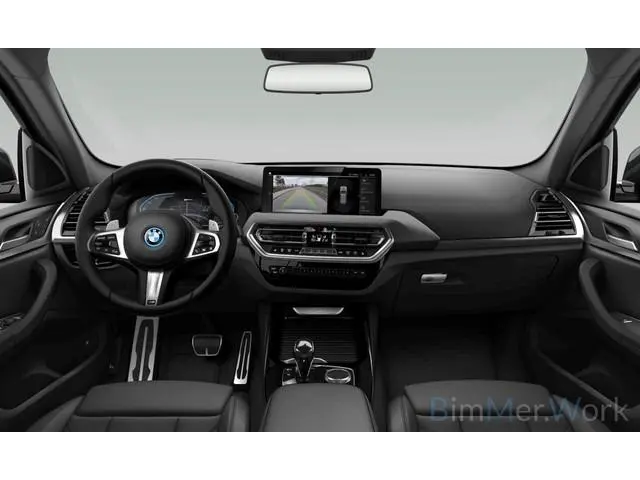 BMW X3 xDrive30e High Ex M-Sport LCI|Leer|Memory|Cam|Uniek: Individual Frozen Deep Grey|