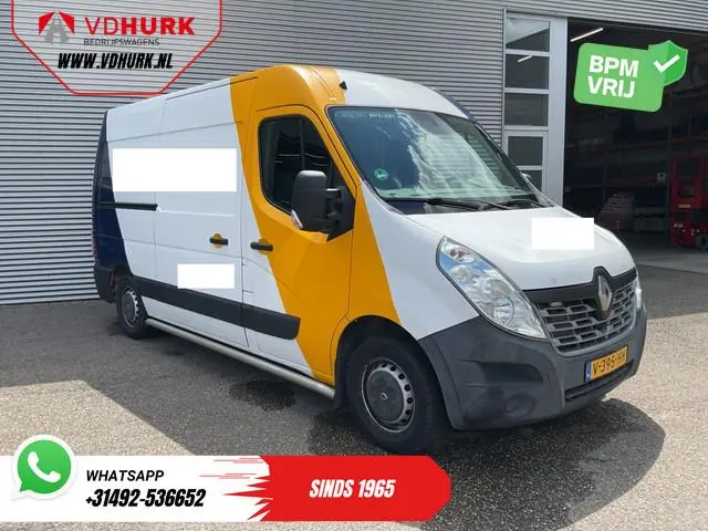 Renault Master 2.3 dCi 145 pk L2H2 EXPORT 270Gr.Deuren/ Gev.Stoel/ Airco/ Navi/ Cruise/ PDC/ Sidebar...