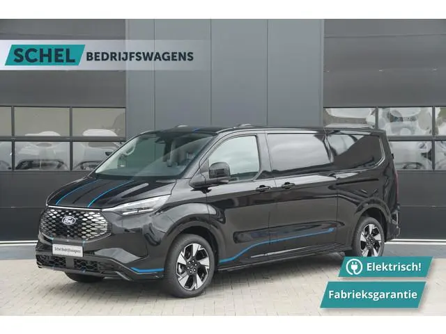 Ford E-Transit Custom 340 L2H1 Sport 71 kWh 218pk - 2x Schuif - ACC - B&O - Navi - Stoel/Stuurverwar...
