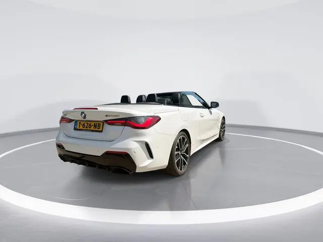 BMW 4-serie Cabrio M440i xDrive High Executive |LASER|360 CAMERA||H/K|STUUR+STOEL+NEK VERW.|PARELMOE...