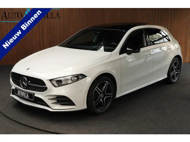 Mercedes-Benz A-klasse 250e AMG Line Panodak Leer Navi PTS LM velgen EQ BTW auto!