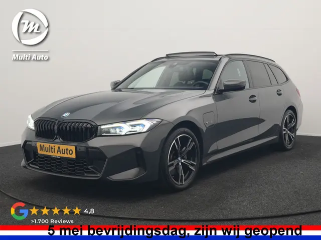 BMW 3-serie Touring 330e M Sport PHEV 293pk Dealer O.H. | Dravitgrau | Trekhaak Af Fabriek | Panodak...