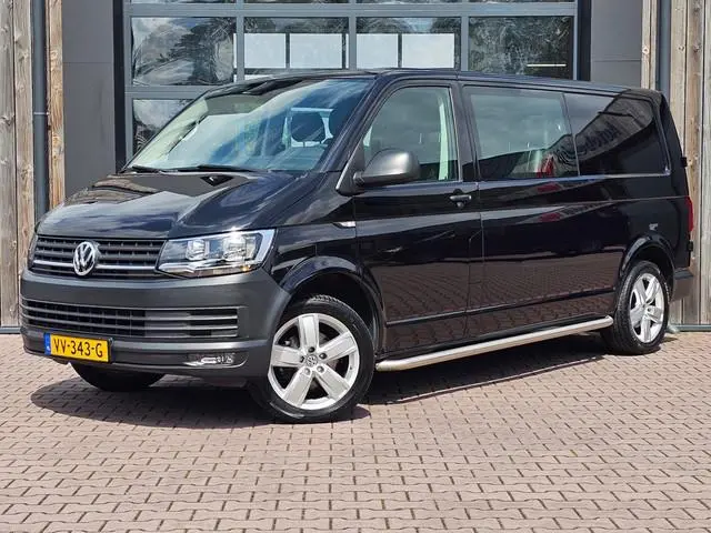 Volkswagen Transporter 2.0 TDI L2H1 DC Comfortline DSG | 6-persoons | Trekhaak | Marge | Leder | Sid...