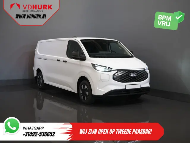 Ford E-Transit Custom L2 Trend 65 kWh 330 km WLTP Garantie t/m 2029/ LED/ Standkachel/ Snellader/ 2....