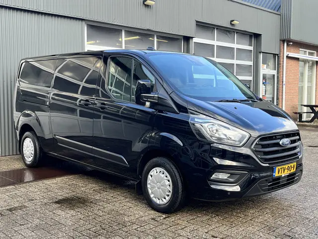 Ford Transit Custom 300 2.0 TDCI L2H1 Dubbele schuifdeur Airco Cruise control 3-Persoons Telefoonver...