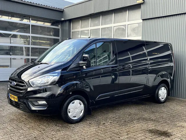 Ford Transit Custom 300 2.0 TDCI L2H1 Dubbele schuifdeur Airco Cruise control 3-Persoons Telefoonver...