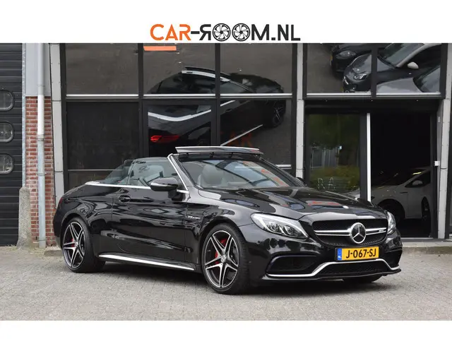 Mercedes-Benz C-klasse Cabrio AMG 63 S HUD Memory Koeling ACC Lane VOLL
