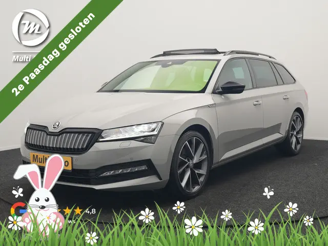 ŠKODA Superb Combi 1.4 TSI iV Sportline Business PHEV 218pk Dealer O.H. | Trekhaak Af Fabriek | Pano...