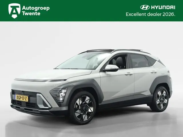 Hyundai Kona 1.6 GDI HEV Premium Sky | Leder | 360 Camera | Navigatie | stoel