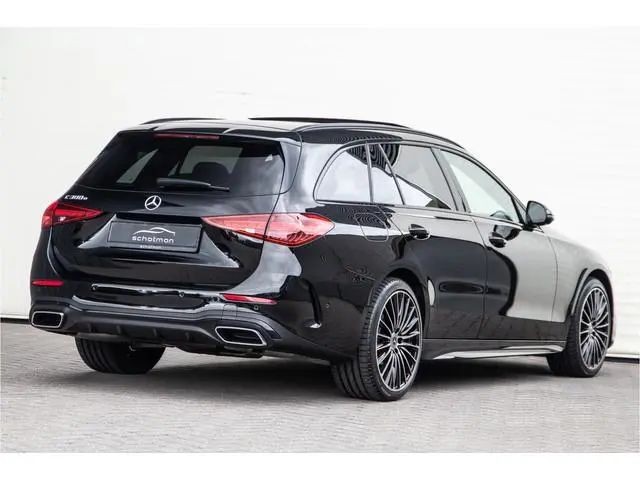 Mercedes-Benz C-klasse Estate 300 e AMG Premium Plus, Pano, Distronic, Massage, Leder, Nightpack, 20...