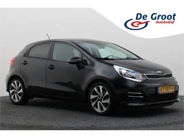Kia Rio 1.2 CVVT ExecutiveLine Camera, Navigatie, Stuur-/Stoelverw., Climate, PDC, 17"