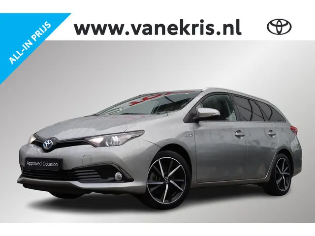Toyota Auris Touring Sports 1.8 Hybrid Dynamic Ultimate, Stoelverwarming, Cruise Control, DAB Radio, Keyless Entry, Parkeersensoren voor en achter.