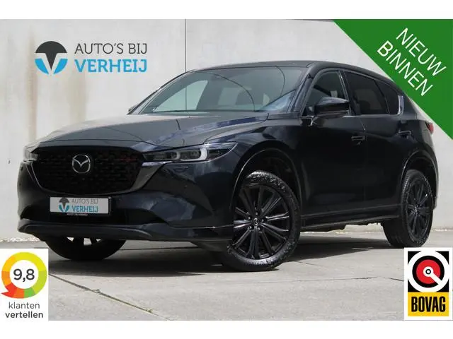 Mazda CX-5 2.0 Hybrid 165 HOMURA / AUTOMAAT / COMFORT PACK / TREKHAAK / STOELVENTILATIE / LEDER