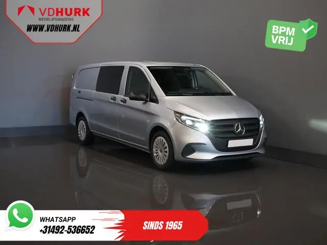 Mercedes-Benz Vito 116 CDI Aut. L3 DC Dubbel Cabine BPM VRIJ! 6 Pers./ 2xSchuifdeur/ LED/ Stoelverw....