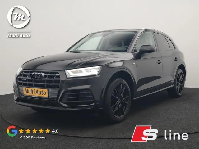 Audi Q5 50 TFSI e Quattro S Line PHEV 300pk Dealer O.H. | Trekhaak Af Fabriek | Sportstoelen Verwarm...
