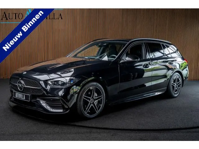 Mercedes-Benz C-klasse Estate 180 AMG Pano Leder Matrix LED 360 Navi Elektr. trekhaak Memory Stoelve...