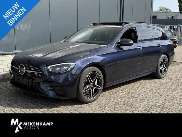 Mercedes-Benz E-klasse Estate 300 e AMG Line 18"/SOH 93%/Panoramadak/Burmester/Dodehoek/360 camera/K...