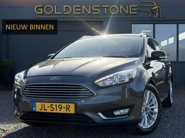 Ford Focus Wagon 1.0 Titanium ✓2e Eigenaar✓125pk✓Trekhaak✓6 Bak✓Dealer Onderhouden✓Navi✓Clima✓Cruise...