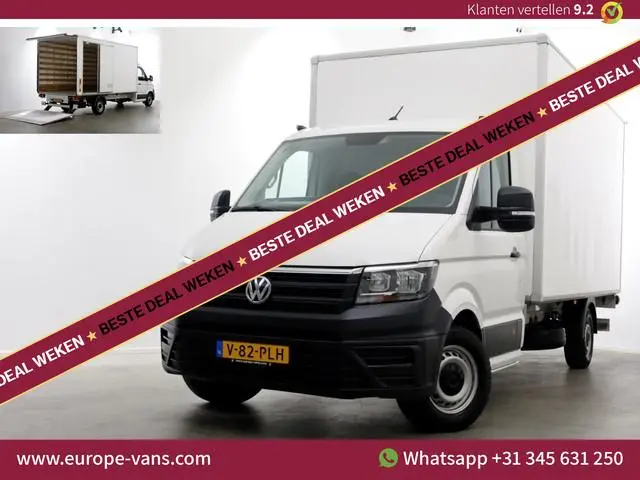Volkswagen Crafter 35 2.0 TDI 140pk Bakwagen met laadklep en zijdeur 03-2022