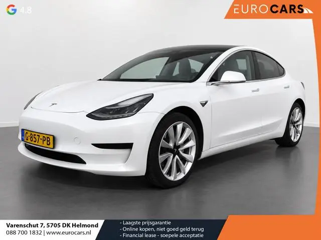 Tesla Model 3 Standard RWD Plus 60 kWh Autopilot Airco Leder Panoramadak PDC VA Camera 19" Sport Whe...