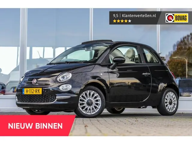 Fiat 500 C 1.0 Hybrid Lounge | Carplay | Park sens. | NL Auto
