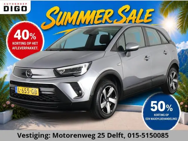 Opel Crossland 1.2 TURBO EDITION 1e EIG. GARANTIE TOT 5-2031* 100% ONDERHOUDEN. CARPLAY NAVIGATIE. C...