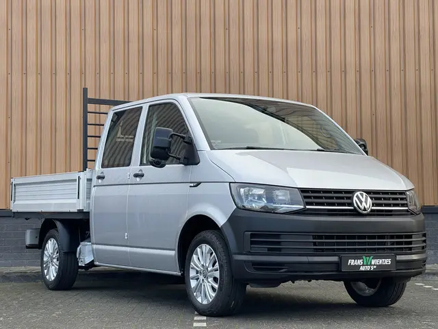 Volkswagen Transporter 2.0 TDI L2H1 DC | BTW |  Pick-up! | 6 Pers. | Trekhaak | Apple Carplay | Crui...