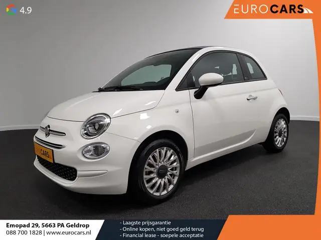Fiat 500 C 1.0 Hybrid Lounge Navigatie Parkeersensoren Achter Cruise Control Lichtmetalen Velgen Cli...