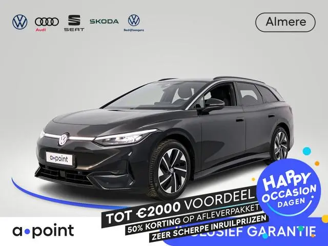 Volkswagen ID.7 Tourer Pro 77 kWh 286 pk | Navigatie | Warmtepomp | Trekhaak (wegklapbaar) | Parkeer...