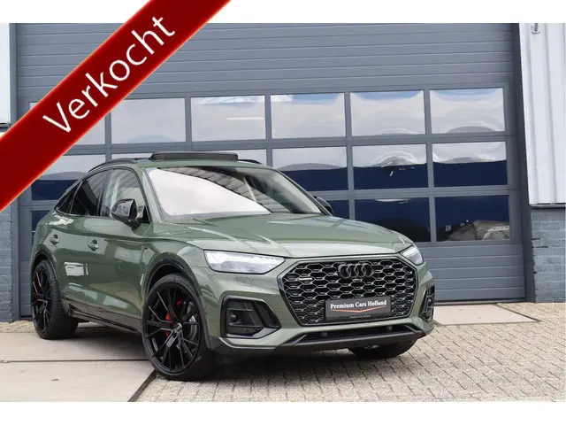 Audi Q5 Sportback 50 TFSI e S-Line Competition Black Ed Full Pano B&O HUD Memory Sfeer Luchtvering Trekhaak 22 Inch