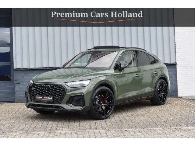 Audi Q5 Sportback 50 TFSI e S-Line Competition Black Ed Full Pano B&O HUD Memory Sfeer Luchtvering Trekhaak 22 Inch