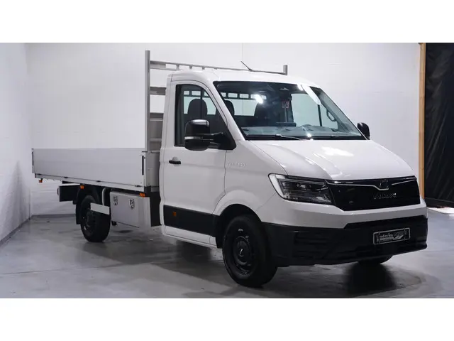 MAN TGE 3.140 140 pk DSG Aut. Pick Up / Open Laadbak Navi, Camera, Trekhaak 3.000 kg, LxBxH 383x225x...