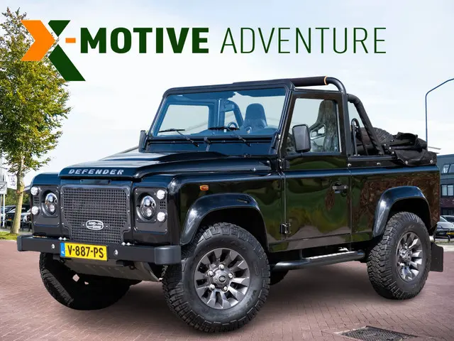 Land Rover Defender 2.2 D Soft Top 90" E | Luchtvering | Recaro | Luxe cabriodak | Volleder | Etc..