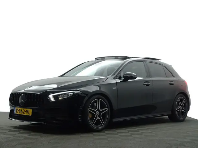 Mercedes-Benz A-klasse 250 AMG Premium Plus Aut- Panoramadak, Sfeerverlichting, Two Tone Sport Leder...