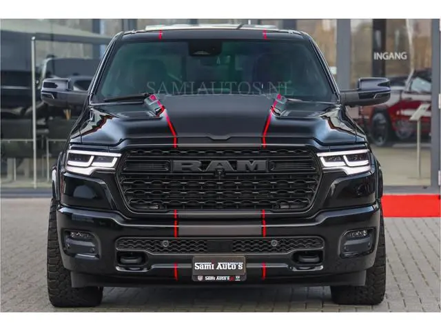 Dodge RAM LIMITED 5.7 V8 HEMI | €79950,- excl excl | MAXIMAAL UITGERUST | DUBBELE CABINE | 5 PERSOON...
