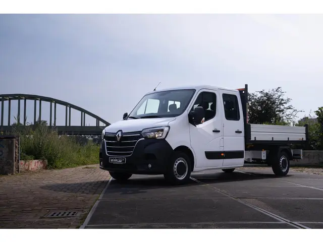 Renault Master 2.3 dCi 165 pk Kipper Dubbel Cabine 6-Zits Airco, BPM vrij, Cruise Control, Nieuw, Di...
