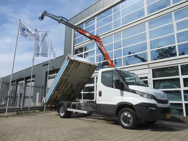 Iveco Daily 35C15 3.0 Kipper - Tipper + ATLAS Kraan Kran Crane