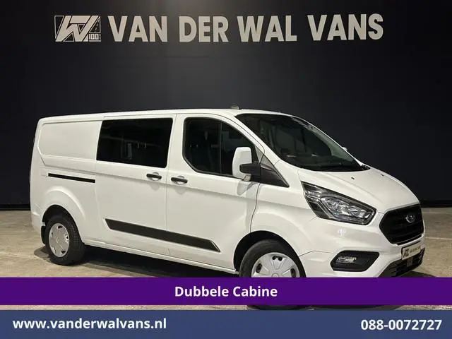 Ford Transit Custom 2.0 TDCI 131pk Automaat L2H1 Dubbele Cabine Euro6 Airco | 6-Zits | Camera | Navi...