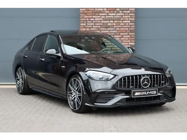 Mercedes-Benz C-klasse AMG 43 4MATIC | 408pk | Achterasbesturing | Distronic+ | Carbon | Panoramadak...