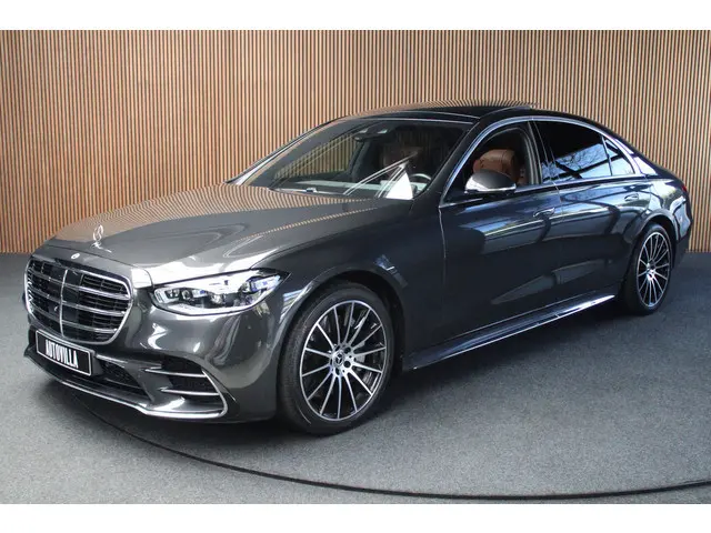 Mercedes-Benz S-klasse 580 e Lang AMG Line Full options! HUD Burmester Achterasbesturing Massage voo...