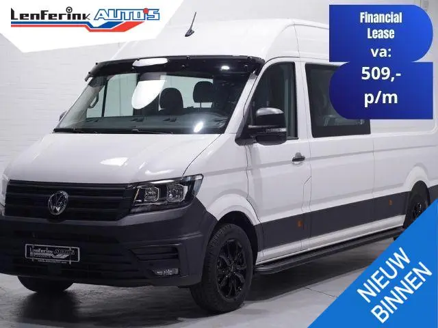 Volkswagen Crafter 2.0 TDI 140 pk L4H3 Dubbel Cabine 6p Airco, Cruise control, 17" LMV, Treeplanken,...