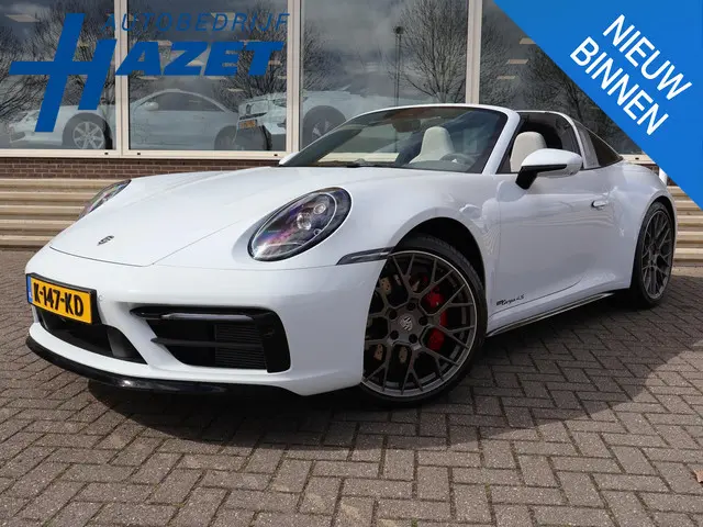 Porsche 911 Targa 4S 3.0 450 PK 992 ORIGINEEL NEDERLANDS | SPORTUITLAAT | 17.981 KM | 360 CAMERA | 2...