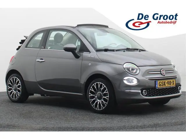 Fiat 500C 1.0 Hybrid Dolcevita Climate, Cruise, Apple Carplay, PDC, 16"