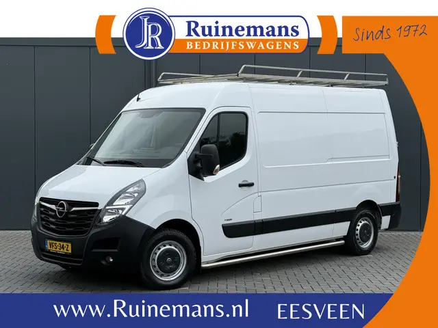 Opel Movano 2.3 Turbo 150 PK / L2H2 / INRICHTING / RVS IMPERIAAL + LADDER / 2.5 TONS TREKHAAK / AIRC...